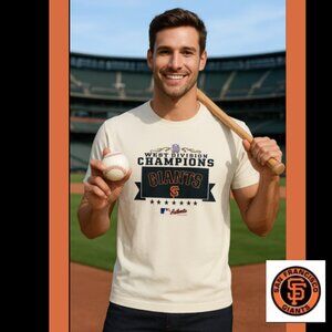 Vintage San Francisco Giants 2003 West Division Champions T-Shirt